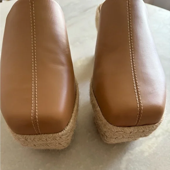 Cult Gaia leather clogs
